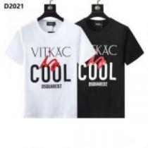 DSQUARED2コピー 半袖Tシャツスタイリッシュな印象 半袖Tシャツ ディースクエアードコピー 2026 お買い得品 2色可選