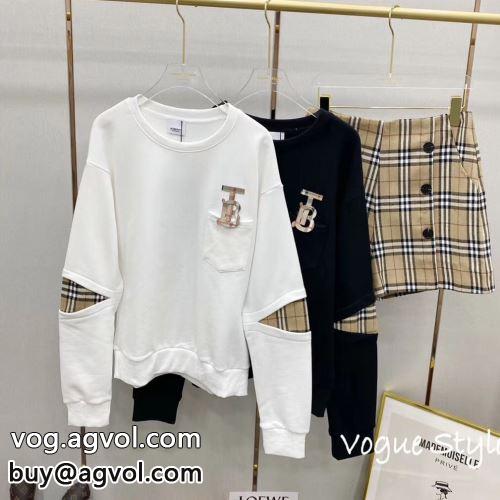 プルオーバーパーカー 2色可選 高品質 バーバリーコピー 2022 BURBERRYコピー  長袖 Tシャツ
