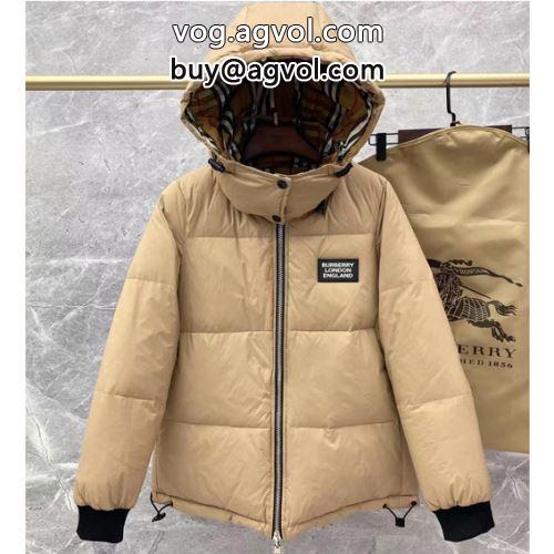 BURBERRYコピー ダウンジャケット 高レベルの保温性 バーバリーコピー 2022 モデル大絶賛? 3色可選