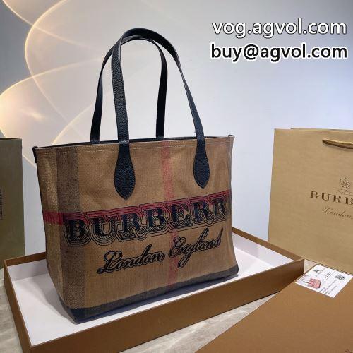 バッグ 非凡な容量 BURBERRYコピー  A4 iPad 収納できる  ハンドバッグ 2022 バーバリーコピー