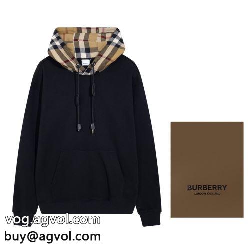  大絶賛の履き心地 2022 BURBERRYコピー パーカー osゆったり痩せて見える バーバリーコピー 3色可選  