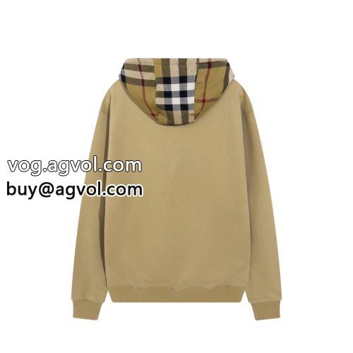 大絶賛の履き心地 2022 BURBERRYコピー パーカー osゆったり痩せて見える バーバリーコピー 3色可選