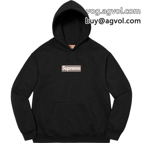 BURBERRYコピー Supreme&times;Burberry Box Logo Hooded  ダウンコートパーカー スタイリッシュな印象 バーバリーコピー 3色可選 着心地抜群 2022