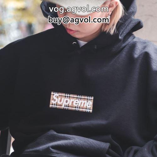 BURBERRYコピー Supreme&times;Burberry Box Logo Hooded  ダウンコートパーカー スタイリッシュな印象 バーバリーコピー 3色可選 着心地抜群 2022