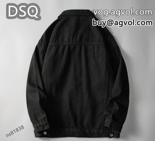 人気商品登場 DSQUARED2コピー 2色可選 2022 デニムジャケット 適度な厚み 上質ディースクエアードコピー