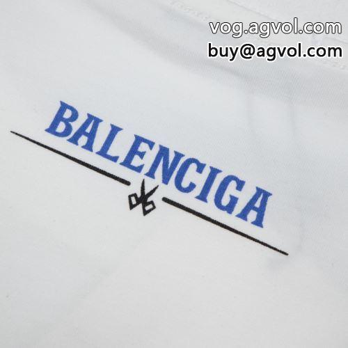 バレンシアガブランド 偽物 通販 半袖/Tシャツ激安大特価2022 BALENCIAGAコピー  2色可選 大歓迎な専門店-5