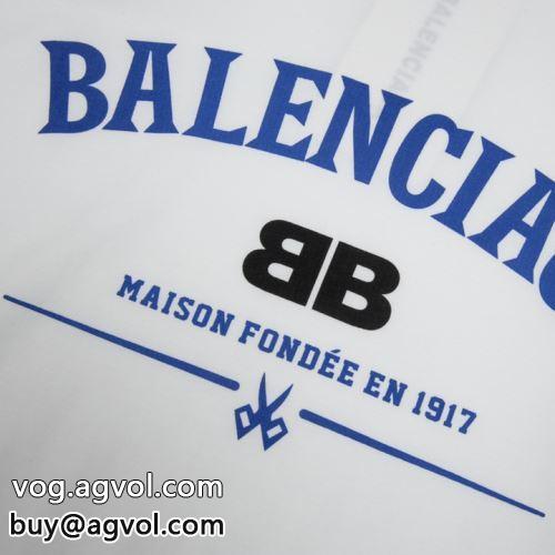 バレンシアガブランド 偽物 通販 半袖/Tシャツ激安大特価2022 BALENCIAGAコピー  2色可選 大歓迎な専門店-7
