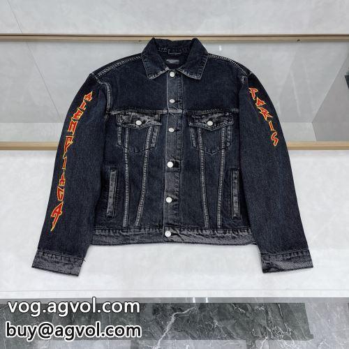 激安大特価2022 BALENCIAGAスーパーコピーデニムジャケット バレンシアガコピーブランド 歓迎なレットショップ-3