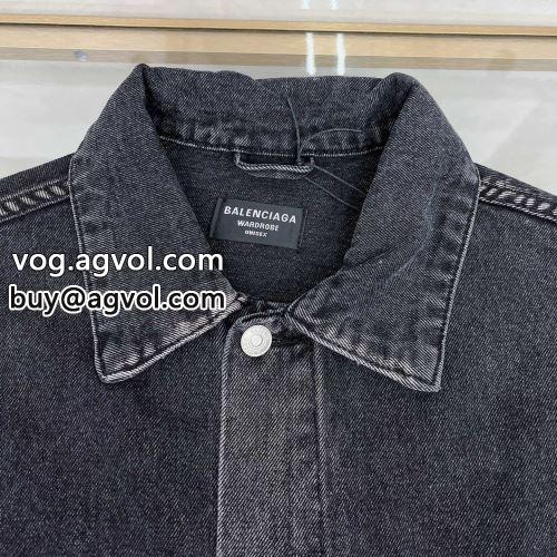 激安大特価2022 BALENCIAGAスーパーコピーデニムジャケット バレンシアガコピーブランド 歓迎なレットショップ-6