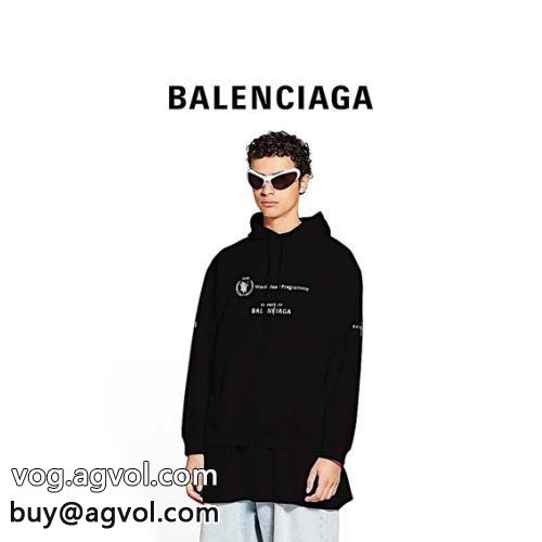 BALENCIAGAコピー 爆買い人気2022 バレンシアガコピーブランドパーカー品質保証定番人気 2色可選 欧米風-2
