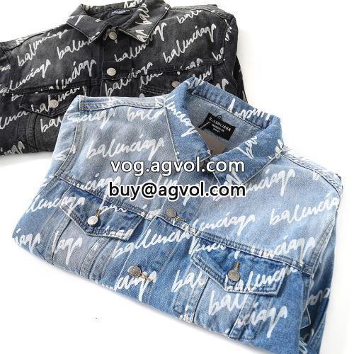 新作入荷100%新品 2色可選デニムジャケット BALENCIAGAブランドコピー激安大特価2022  期限限定！-4
