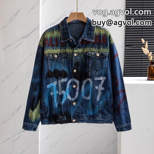 爆買い得価2022 バレンシアガコピー デニムジャケット 超激得正規品BALENCIAGAブランド 偽物 通販