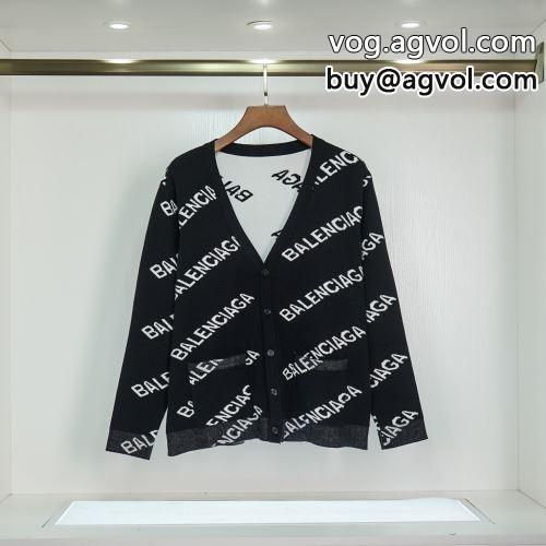 バレンシアガスーパーコピー人気定番2022 BALENCIAGA偽物ブランド ニットコート圧倒的な新作  4色可選-1