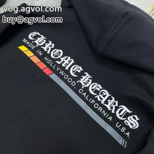 クロムハーツコピー お買い得お買い得 パーカー CHROME HEARTSブランドコピー 2色可選 爆買い2022 ジップパーカー-5