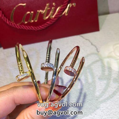 一味違うケーブル編みが魅力満点 バングル 3色可選 カルティエ CARTIER 2022春夏 スーパーコピー