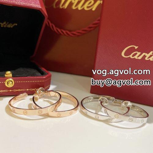 ブランドコピー カルティエ CARTIER 2022春夏 イヤリング 2色可選 コーデ 知的なムードを演出