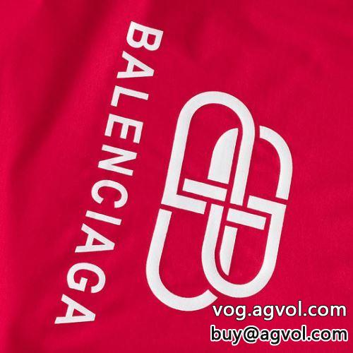 コーデ 知的なムードを演出 半袖Tシャツ 3色可選 2022【人気ブログ掲載】 BALENCIAGAコピー バレンシアガコピー