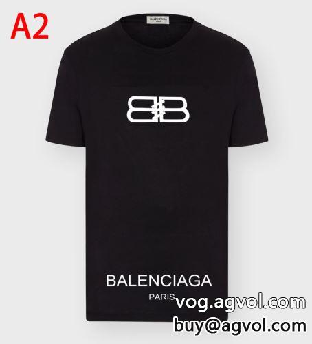 多色可選 バレンシアガコピー 暖かみのある肌触り 半袖Tシャツ  BALENCIAGAコピー 2022 主役になる存在感