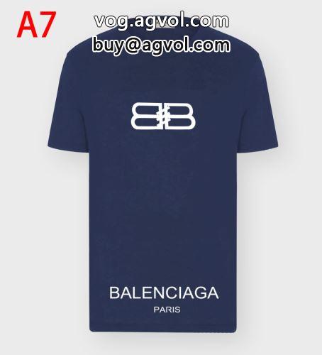 多色可選 バレンシアガコピー 暖かみのある肌触り 半袖Tシャツ  BALENCIAGAコピー 2022 主役になる存在感