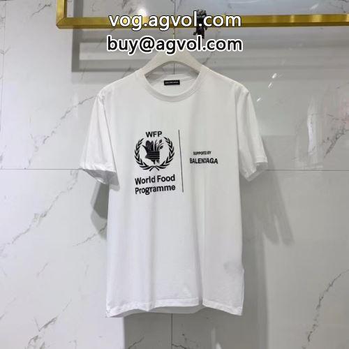 個性的なデザイン BALENCIAGAコピー 半袖Tシャツ 2色可選  優しい色合い バレンシアガコピー 2022