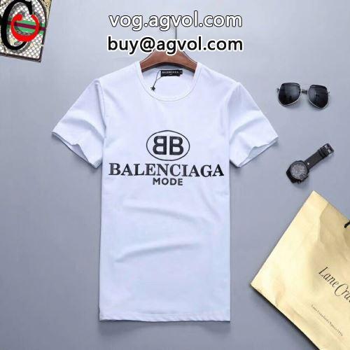 クールビズ バレンシアガコピー 2色可選  BALENCIAGAコピー  半袖Tシャツ 2022 個性的なデザイン