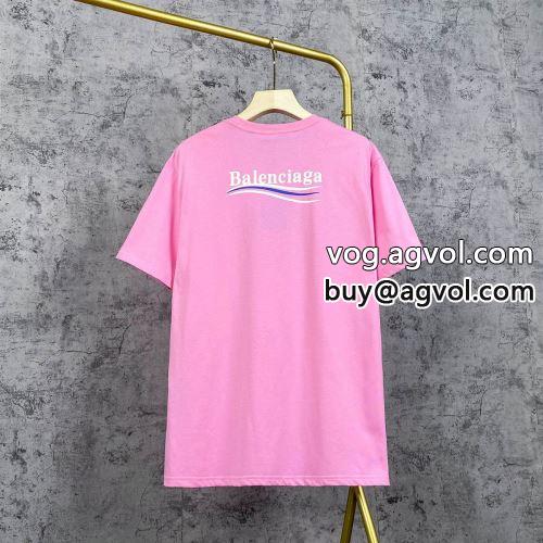 BALENCIAGAコピー 2022 半袖Tシャツ ドライ 多色可選 バレンシアガコピー 柔らかな質感