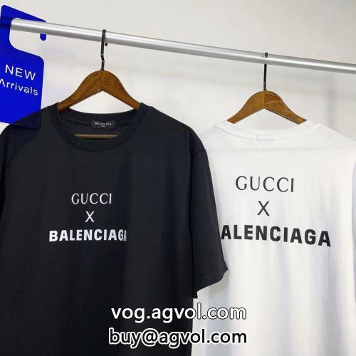 高級感を備えている 2色可選 半袖Tシャツ 限量販売  BALENCIAGAコピー バレンシアガコピー 2022