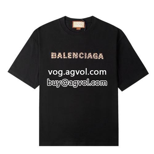  デザイン性の高い BALENCIAGAコピー 2色可選 半袖Tシャツ 魅惑 バレンシアガコピー 2022 