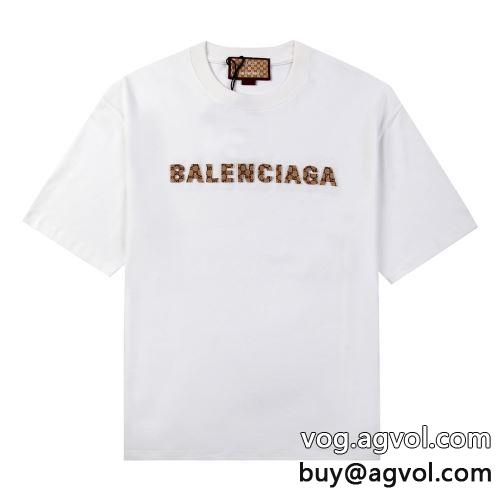 デザイン性の高い BALENCIAGAコピー 2色可選 半袖Tシャツ 魅惑 バレンシアガコピー 2022