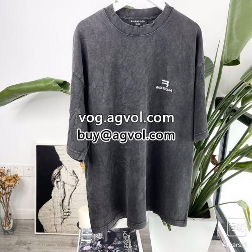 バレンシアガコピー 今一番HOTな新品 BALENCIAGAコピー 2022 半袖Tシャツ カジュアル