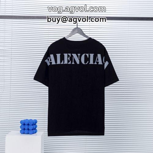 収縮性のある 2022 バレンシアガコピー 半袖Tシャツ 2色可選 BALENCIAGAコピー 抜群な楽チン感ある大定番