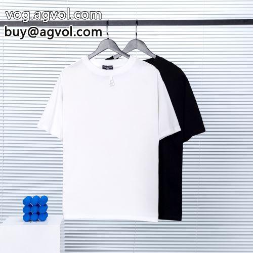 収縮性のある 2022 バレンシアガコピー 半袖Tシャツ 2色可選 BALENCIAGAコピー 抜群な楽チン感ある大定番