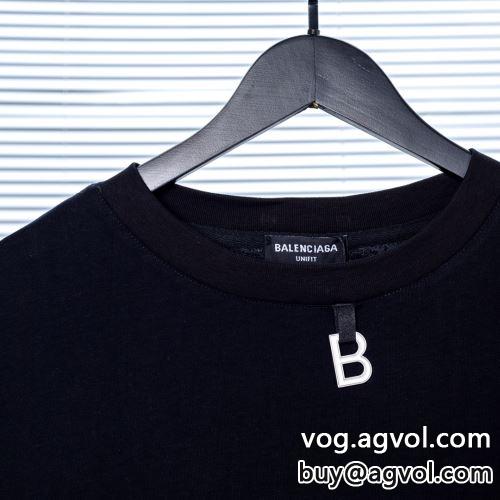 収縮性のある 2022 バレンシアガコピー 半袖Tシャツ 2色可選 BALENCIAGAコピー 抜群な楽チン感ある大定番