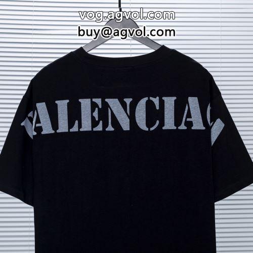 収縮性のある 2022 バレンシアガコピー 半袖Tシャツ 2色可選 BALENCIAGAコピー 抜群な楽チン感ある大定番