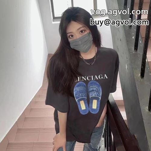 2022 使い勝手抜群 半袖Tシャツ BALENCIAGAコピー セレブ風 バレンシアガコピー