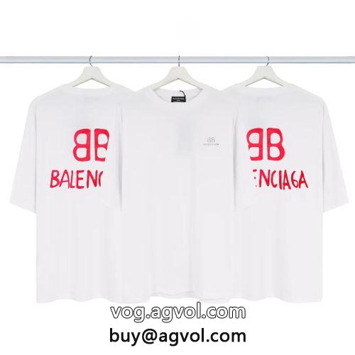  薄手 2022  バレンシアガコピー 2色可選 半袖Tシャツ BALENCIAGAコピー 肌触りのいい 