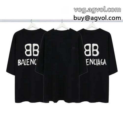 薄手 2022  バレンシアガコピー 2色可選 半袖Tシャツ BALENCIAGAコピー 肌触りのいい