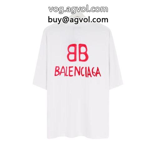 薄手 2022  バレンシアガコピー 2色可選 半袖Tシャツ BALENCIAGAコピー 肌触りのいい