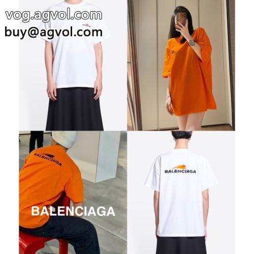 2色可選  乾きやすい 半袖Tシャツ BALENCIAGAコピー 大絶賛！ バレンシアガコピー 2022 