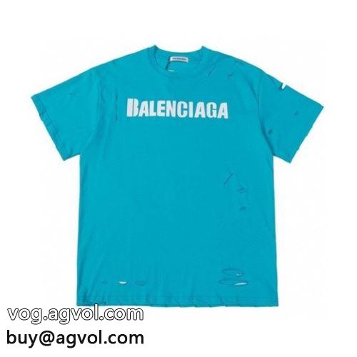 落ち着いた質感 2022 3色可選  半袖Tシャツ BALENCIAGAコピー バレンシアガコピー 着回し度抜群