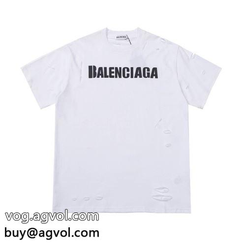 落ち着いた質感 2022 3色可選  半袖Tシャツ BALENCIAGAコピー バレンシアガコピー 着回し度抜群