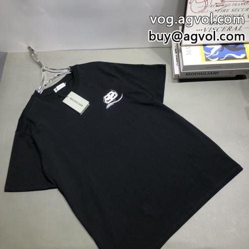 しわになりにくい 2色可選 バレンシアガコピー 2022 定番のアイテム 半袖Tシャツ BALENCIAGAコピー