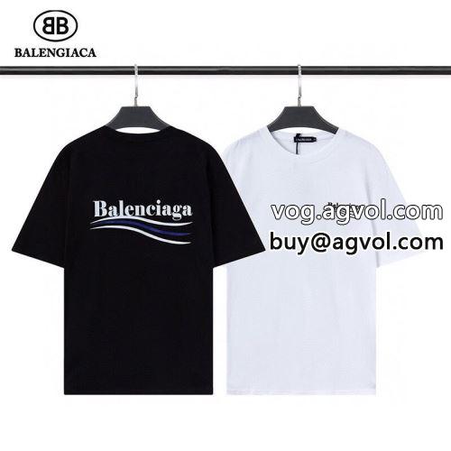  お出かけに最適 BALENCIAGAコピー 2022 半袖Tシャツ 2色可選  優美なお出かけスタイル バレンシアガコピー  