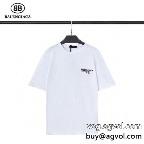 お出かけに最適 BALENCIAGAコピー 2022 半袖Tシャツ 2色可選  優美なお出かけスタイル バレンシアガコピー