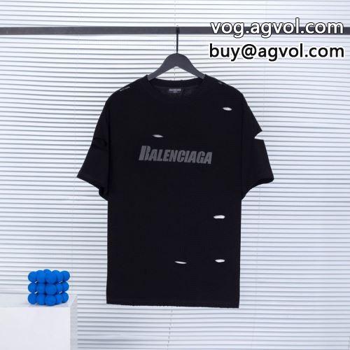  絶大な人気を誇る 2022 BALENCIAGAコピー 2色可選 吸汗速乾 バレンシアガコピー 半袖Tシャツ   