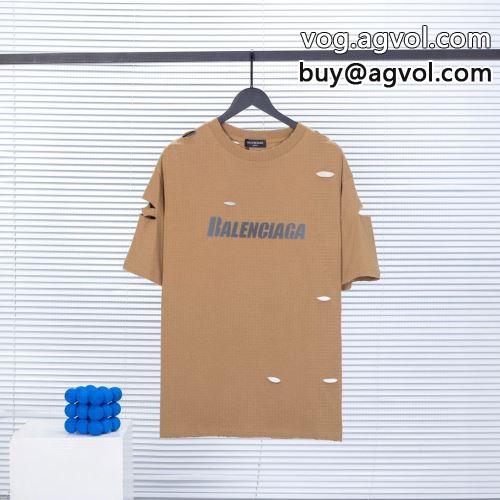 絶大な人気を誇る 2022 BALENCIAGAコピー 2色可選 吸汗速乾 バレンシアガコピー 半袖Tシャツ