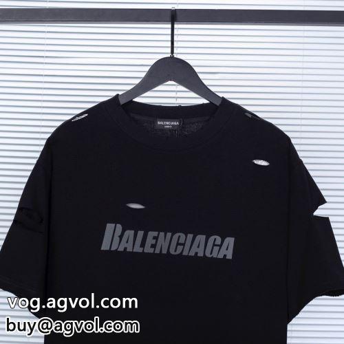 絶大な人気を誇る 2022 BALENCIAGAコピー 2色可選 吸汗速乾 バレンシアガコピー 半袖Tシャツ