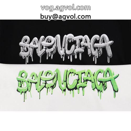 BALENCIAGAコピー 半袖Tシャツ 2色可選  絶大な人気を誇る バレンシアガコピー 2022 素敵