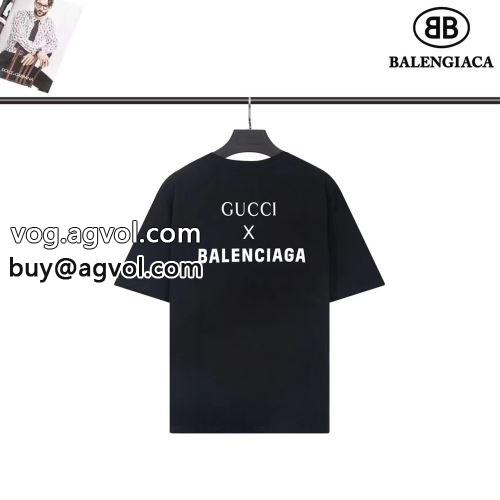 2022 半袖Tシャツ 注目のアイテム 2色可選 BALENCIAGAコピー 個性的なデザイン バレンシアガコピー