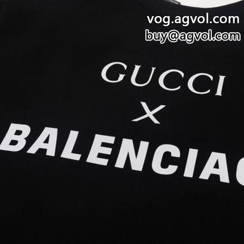 2022 半袖Tシャツ 注目のアイテム 2色可選 BALENCIAGAコピー 個性的なデザイン バレンシアガコピー